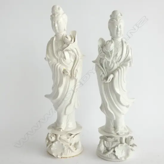 NEAR BLANC DE CHINE QUANYIN FIGURES H.310MM