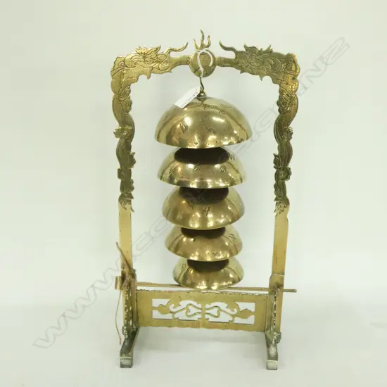 ORIENTAL BRASS BELLS H. 440MM