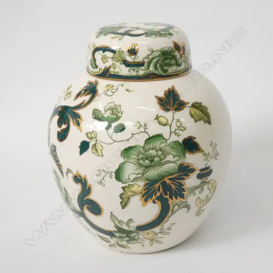 MASONS CHARTREUSE GINGER JAR - H. 190MM 