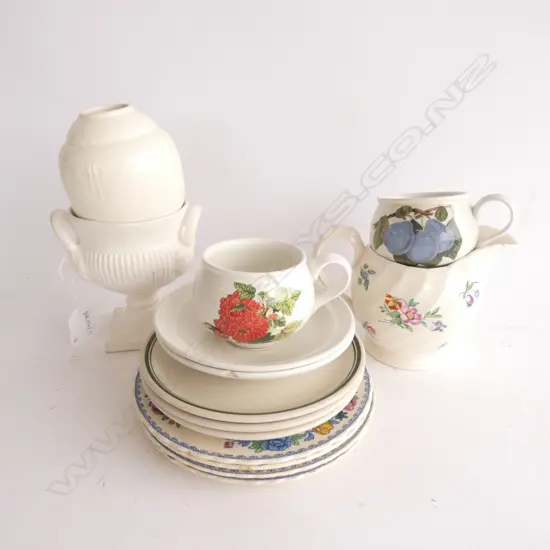 PR PORTMEIRION MUGS, 4 MASONS PLATES AF ETC