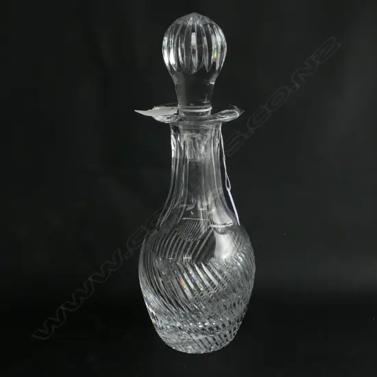 TUDOR CRYSTAL DECANTER - H. 310MM