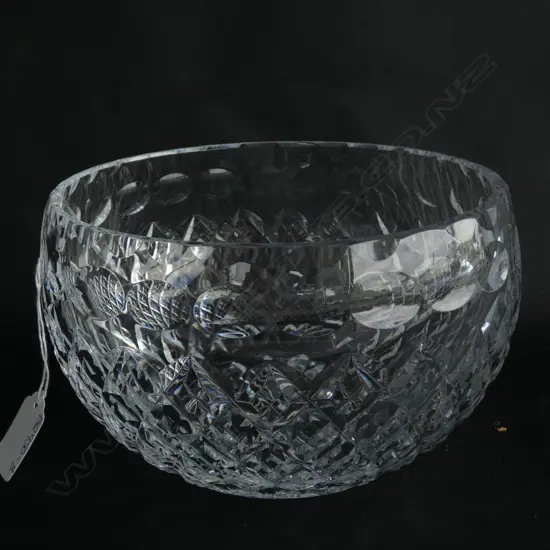ROYAL CUT CRYSTAL BOWL - DIA. 175 H. 130MM
