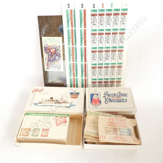 BAG OF ASST FIRST DAY COVERS STAMPS