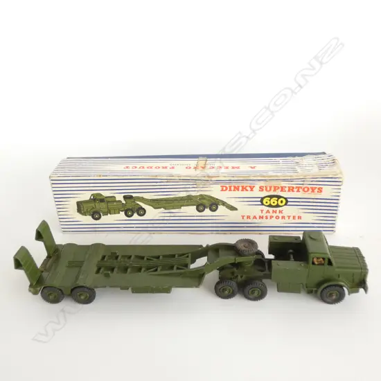 DINKY TANK TRANSPORTER #660 - IN ORIGINAL BOX L 300MM