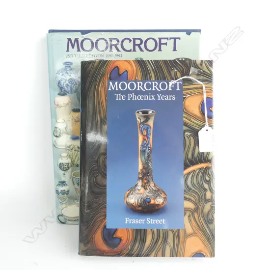 'A GUIDE TO MOORCROFT POTTERY' & MOORCROFT, THE PHOENIX YEARS' - 2 BOOKS