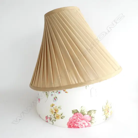 2 LAMP SHADES ONE EUNICE TAYLOR 360MM DIA
