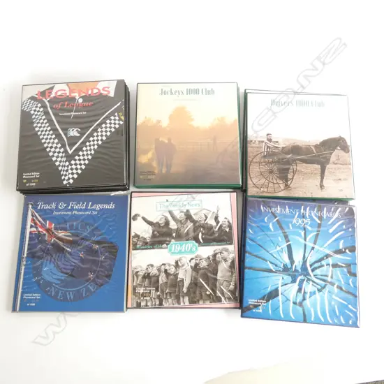 11 PRESENTATION SETS LTD ED. COLLECTABLE PHONE CARDS 