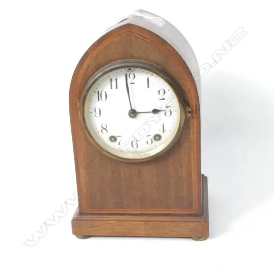 ANTIQUE AMERICAN LANCET CLOCK H. 245MM