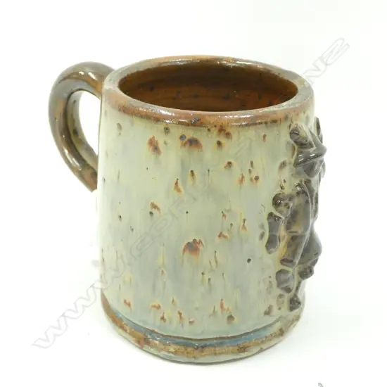 LEAD GLAZED TANKARD H.100MM
