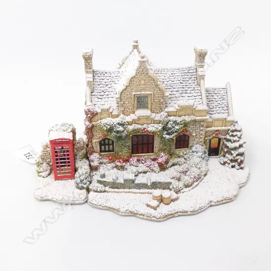 LILLIPUT LANE - BATTERY OPERATED ' CALLING HOME FOR CHRISTMAS' - WITH BOX & CERTIFICATE