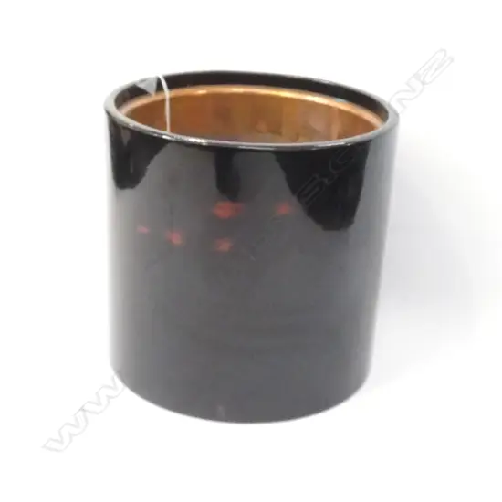 MID CENTURY JAPANESE COPPER LINED HIBACHI - DIA 270 H. 260MM