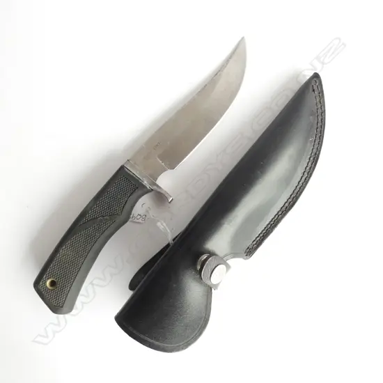COLT KNIFE IN LEATHER SHEAF - L. 270MM