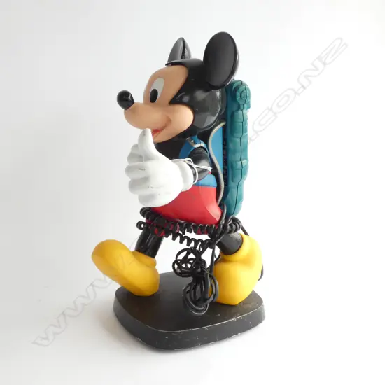MICKEY MOUSE TYCO CORD PHONE C1986  H. 350MM