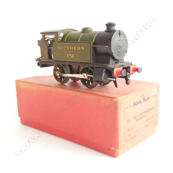 HORNBY NO. 501 LOCOMOTIVE (REVERSING) IN ORIGINAL BOX L. 175MM