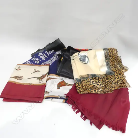 ASST. SCARVES; HERMES STYLE ETC