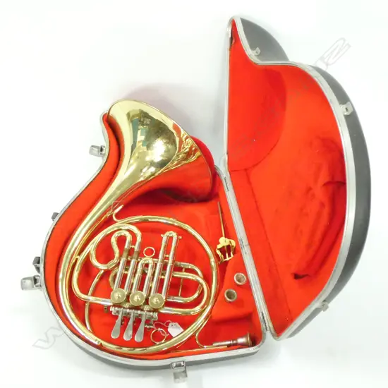 FRENCH HORN IN HARD CASE