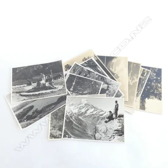 15 VINTAGE NZ LGE FORMAT PHOTOGRAPHS...