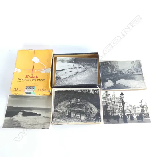 100+ c1940 6" X 8" ENGLISH B&W PHOTOGRAPHS BY,,.