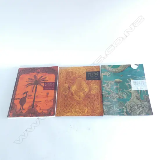 THREE DUNBAR SLOANE CATALOGUES - 2006 & 2 X 2008