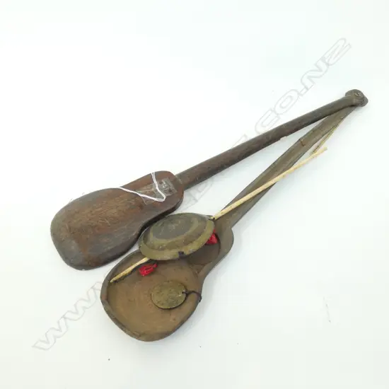 TRAVELLING WOOD, BRASS AND BONE SCALE AF