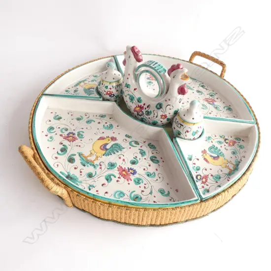 ITALIAN CIRCULAR PLATTER 420MM DIA