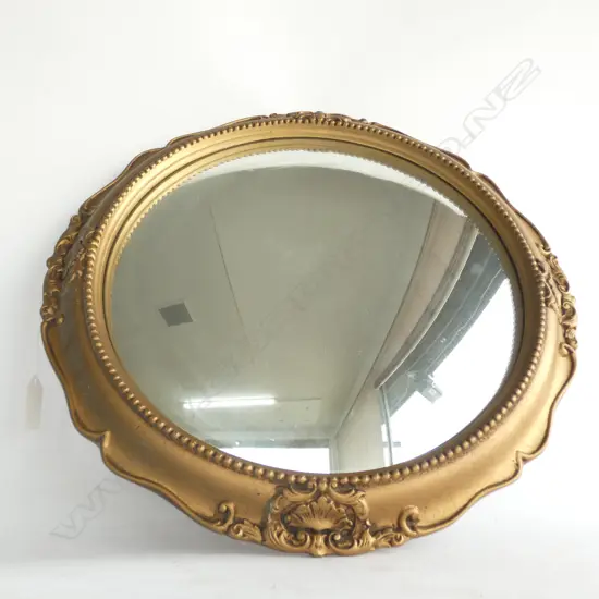 SMALL GILT FRAMED MIRROR C1940