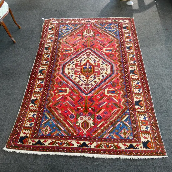 HAND WOVEN ALL WOOL RUG 
