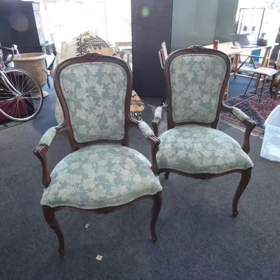 PR FRENCH STYLE BERGERE CHAIRS 