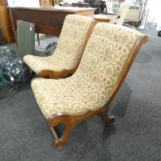 PR EARLY 20thC ESSE CHAIRS REUPHOLSTERED