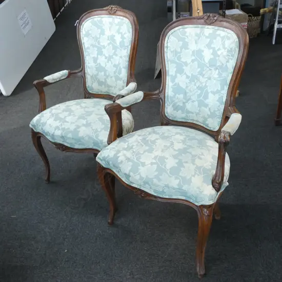 PR FRENCH STYLE BERGERE CHAIRS 