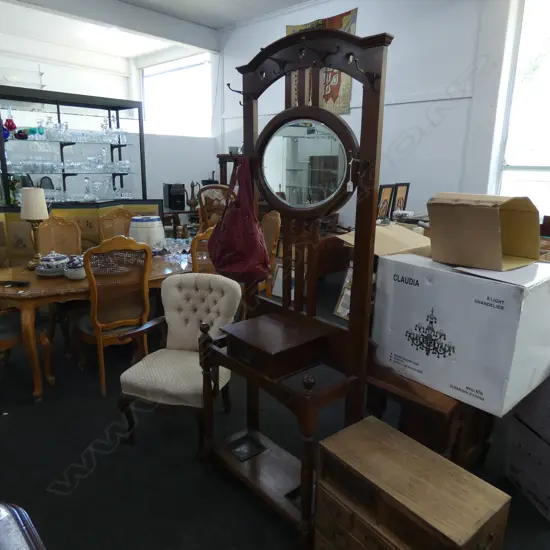 ARTS & CRAFTS HALL STAND 