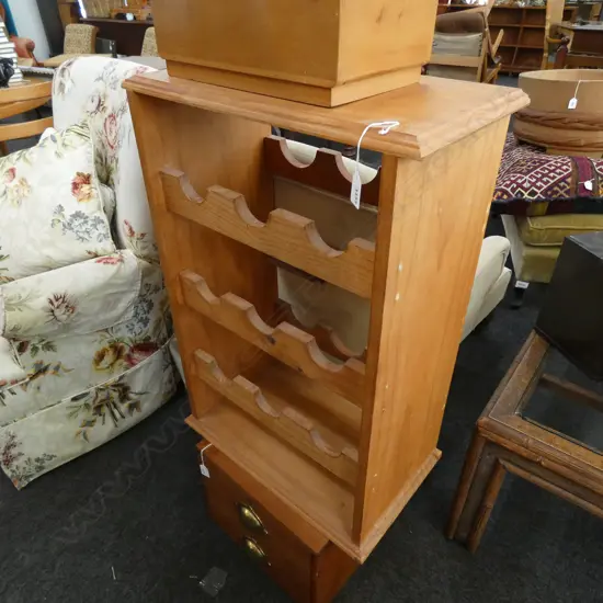 PINE WINE RACK H 720 MM