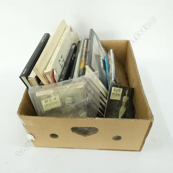 BOX LOT BOOKS; EROTIC PHOTOGRAPHY 