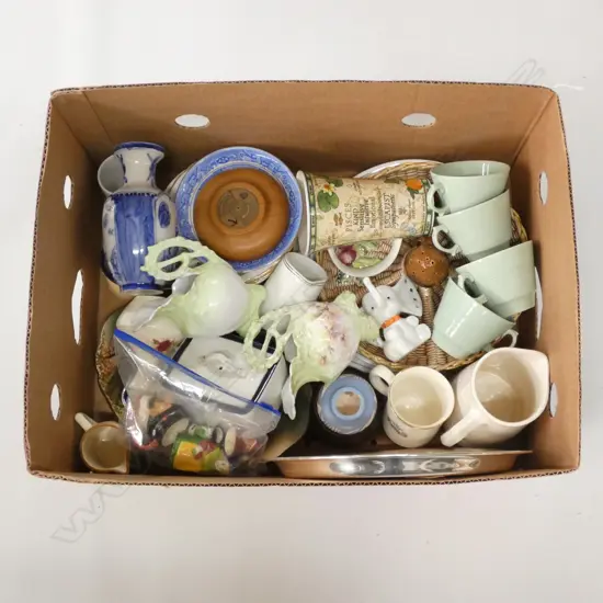 BOX LOT ASST. CERAMICS 