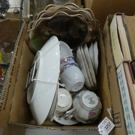 BOX LOT ASST. CHINA; TRIOS ETC