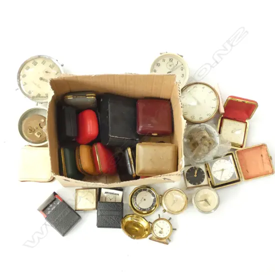 LARGE LOT OF ASST ALARM/TRAVEL CLOCKS