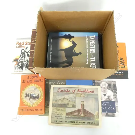 BOX LOT BOOKS; SPORT INTEREST