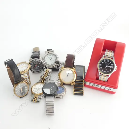 BAG OF 10 VINTAGE WRISTWATCHES