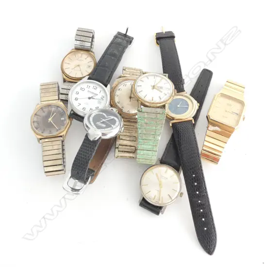 BAG OF 10 VINTAGE WRISTWATCHES