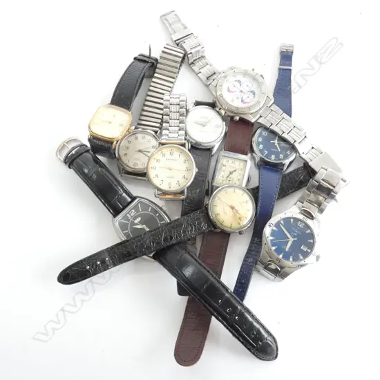 BAG LOT OF 10 LADIES VINTAGE WRISTWATCHES