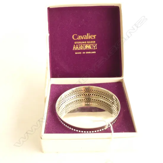 STG SILVER WINE COASTER 90 GRAMS