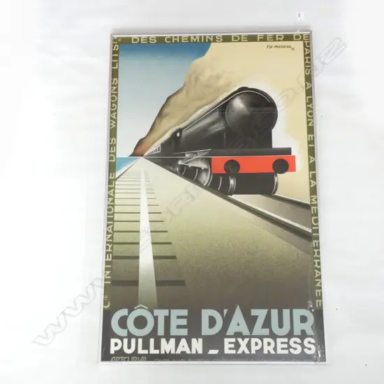 FRENCH TRAIN POSTER AF...