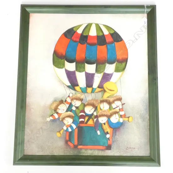 ORIGINAL JOYCE ROYBAL ' MUSICIANS', MIXED MEDIA, 700 X 600MM