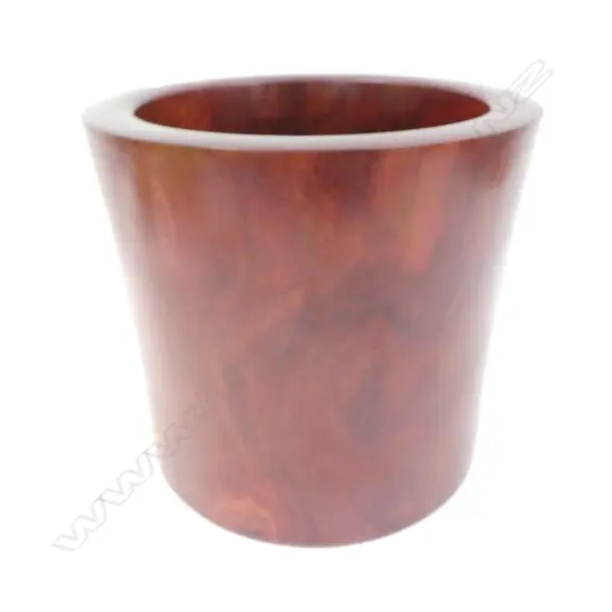 CHINESE ROSEWOOD BRUSH POT H. 200MM