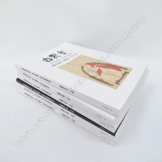 6 RECENT CATALOGUES OF A KYOTO BASED ASIAN ANTIQUE AUCTION.