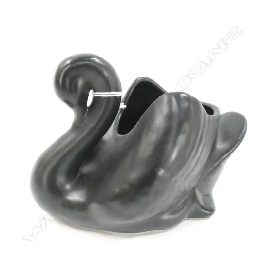 STUDIO CERAMICS SMALL BLACK SWAN L. 165MM