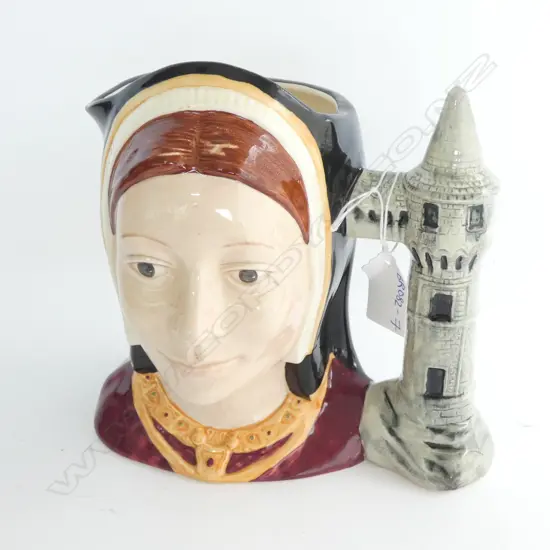 ROYAL DOULTON TOBY CHARACTER JUG - CATHERINE OF ARAGON D6643 H. 190MM