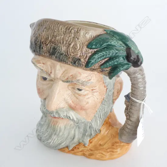 ROYAL DOULTON TOBY CHARACTER JUG - ROBINSON CRUSOE D6532  H. 200MM