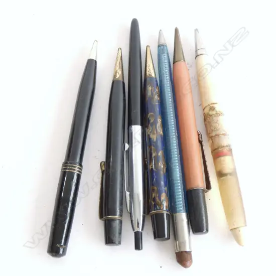 BAG SEVEN OLD ASSORTED  PROPELLING PENCILS 