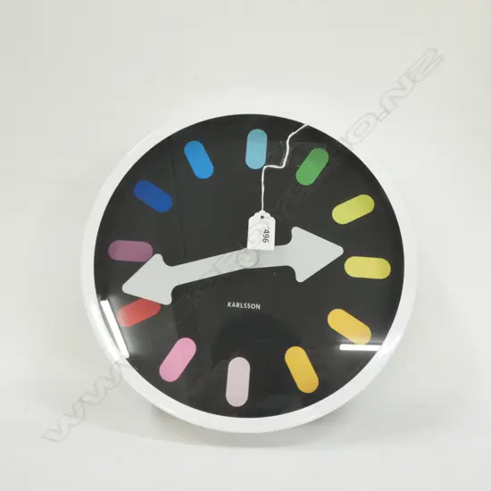 CONTEMPORARY KARLSSON WALL CLOCK 300MM DIA NO BATTERY